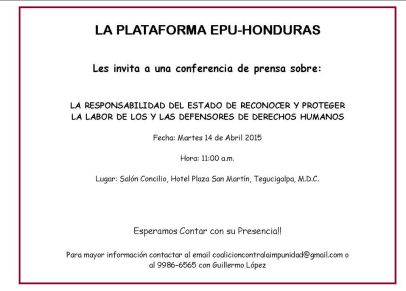 Invitacion Tegus. Conf prensa 14-04-15